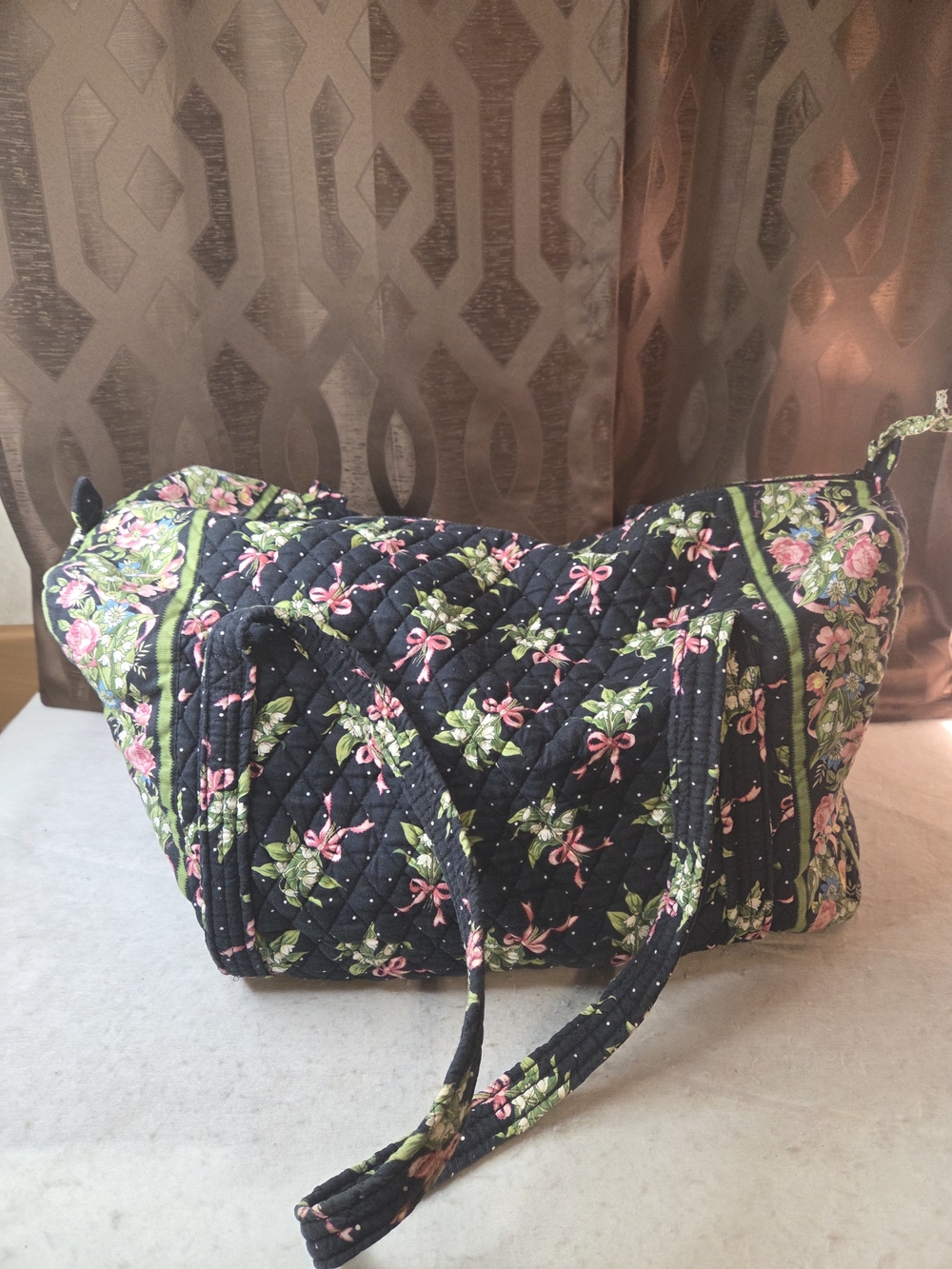 Vintage Vera Bradley Medium Duffle "New Hope" (retired)